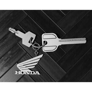 Honda 2 Logo Keychain